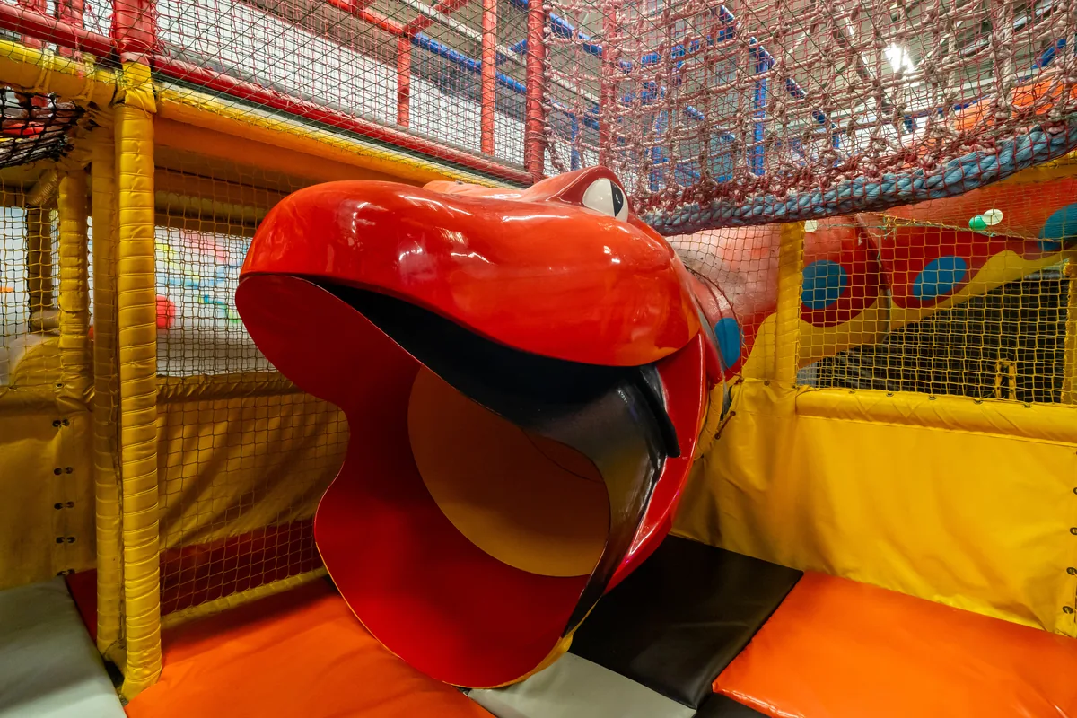Soft play tube slide at DJW Events